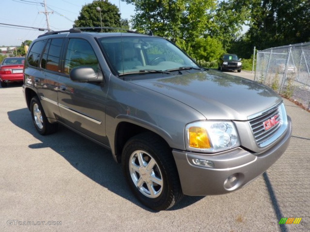 2007 Envoy SLT 4x4 - Steel Gray Metallic / Light Gray photo #1