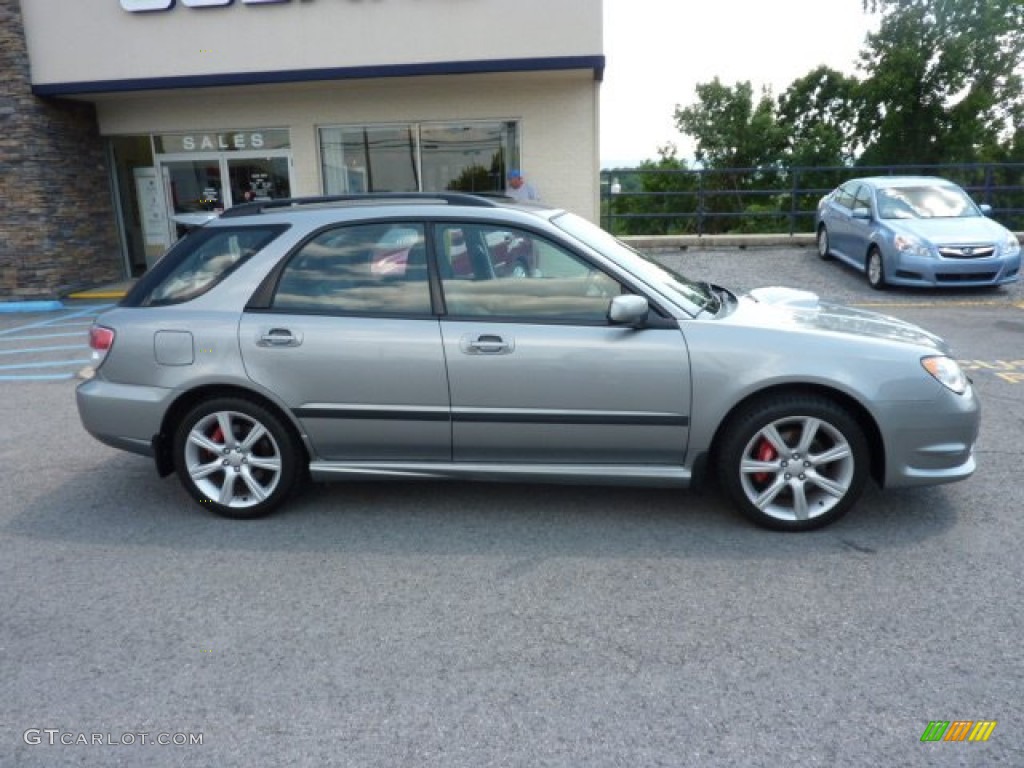 Crystal Gray Metallic 2007 Subaru Impreza WRX Wagon Exterior Photo #69845959