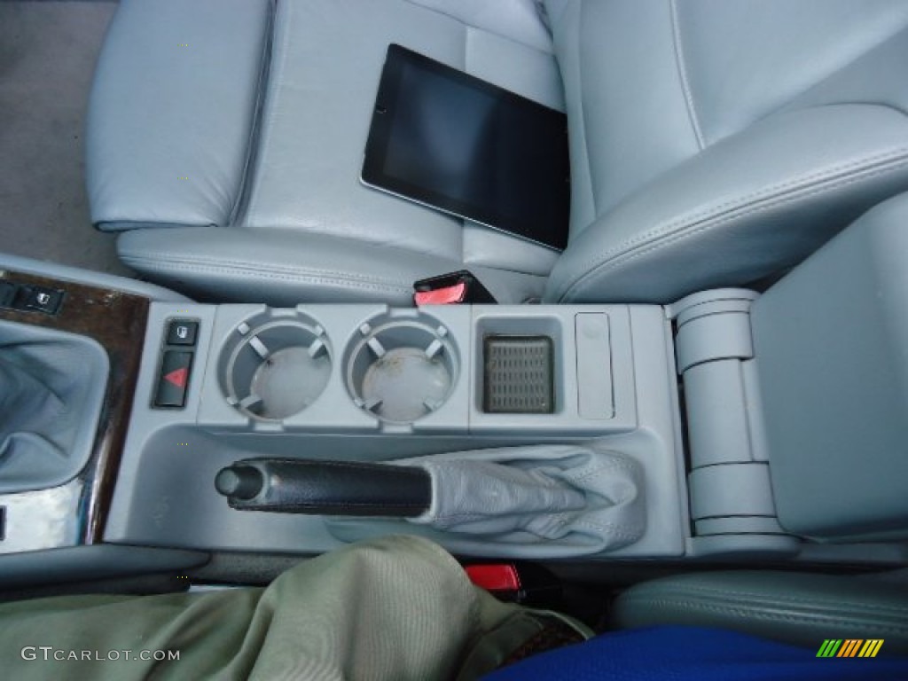 2002 3 Series 330i Convertible - Topaz Blue Metallic / Grey photo #18