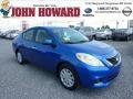 2012 Metallic Blue Nissan Versa 1.6 SV Sedan  photo #1