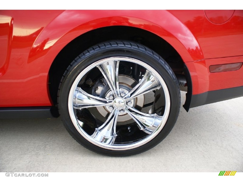 2008 Ford Mustang Shelby GT500 Convertible Custom Wheels Photo #69847375