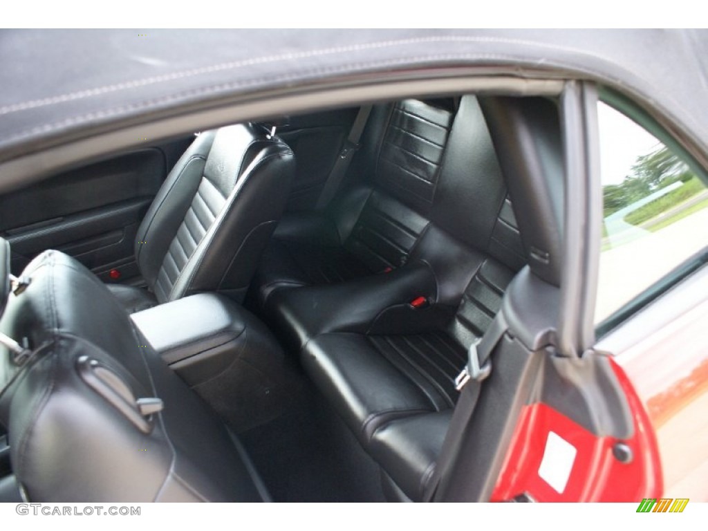 2008 Mustang Shelby GT500 Convertible - Torch Red / Charcoal Black photo #24