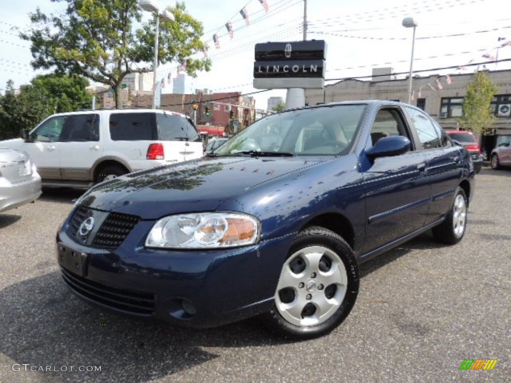 2006 Sentra 1.8 S - Blue Dusk Metallic / Sage photo #1