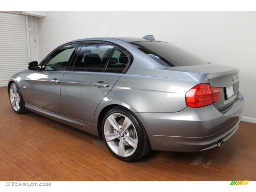 2010 3 Series 335i Sedan - Space Gray Metallic / Black photo #3