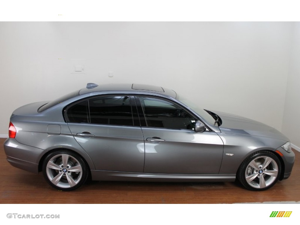 2010 3 Series 335i Sedan - Space Gray Metallic / Black photo #5