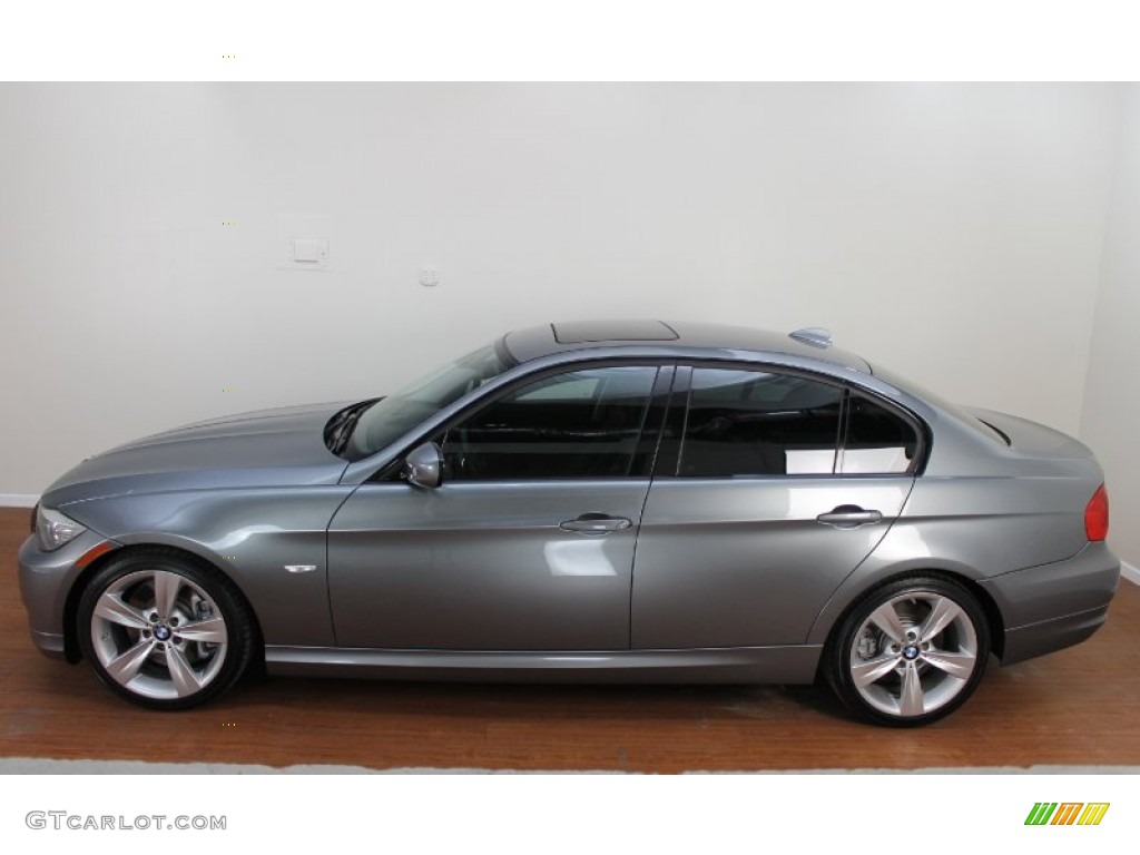 2010 3 Series 335i Sedan - Space Gray Metallic / Black photo #6