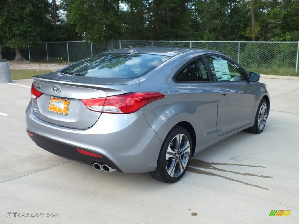 2013 Elantra Coupe SE - Titanium Gray Metallic / Black photo #3