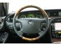 Charcoal 2004 Jaguar XJ Vanden Plas Steering Wheel