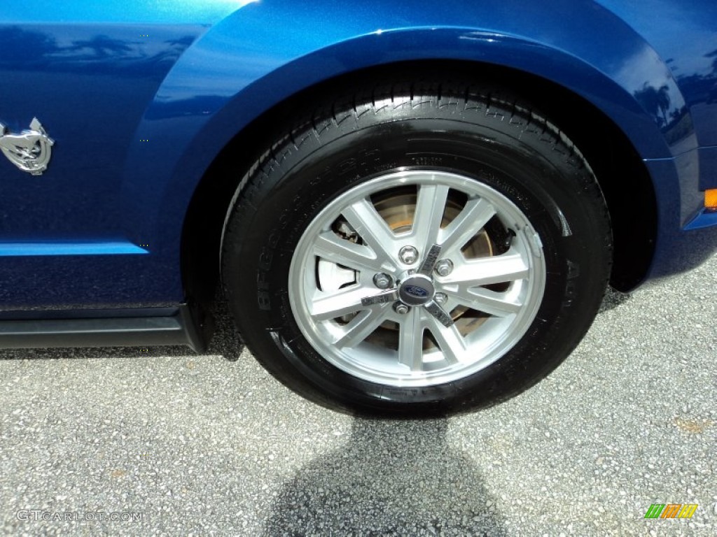 2009 Mustang V6 Coupe - Vista Blue Metallic / Light Graphite photo #3