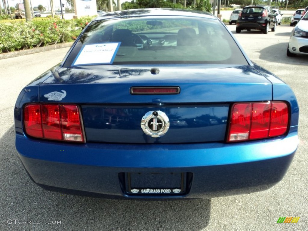 2009 Mustang V6 Coupe - Vista Blue Metallic / Light Graphite photo #7