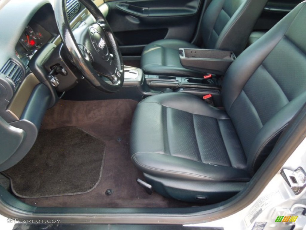 Onyx Interior 2001 Audi A4 1.8T quattro Avant Photo #69849898