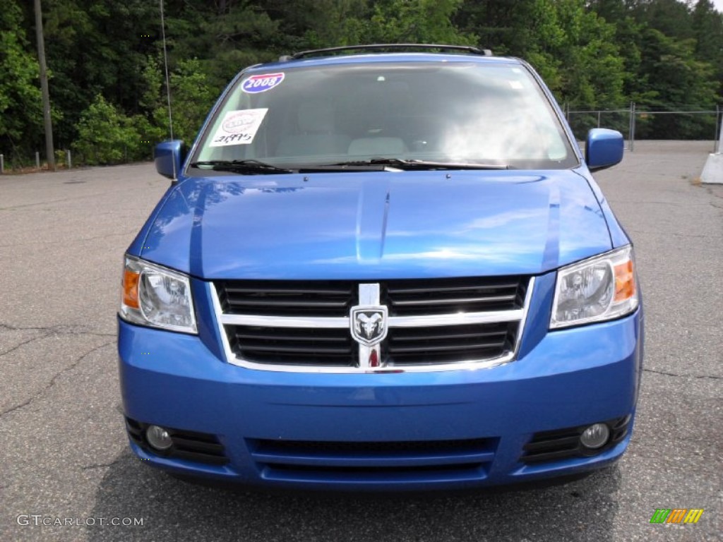 Marathon Blue Pearl 2008 Dodge Grand Caravan SXT Exterior Photo #69850120