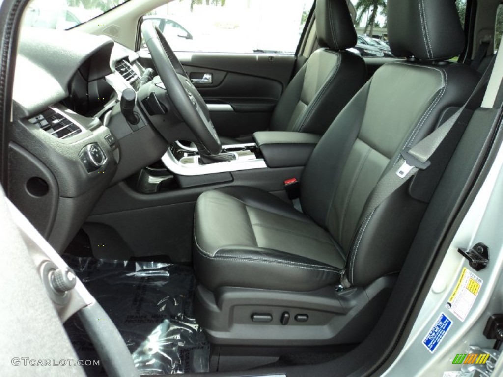 Charcoal Black/Silver Smoke Metallic Interior 2011 Ford Edge Sport Photo #69850159
