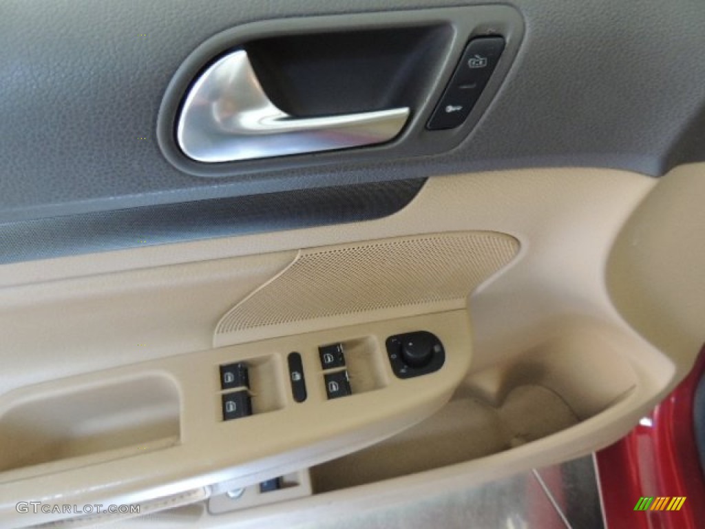 2006 Jetta 2.5 Sedan - Spice Red Metallic / Pure Beige photo #15