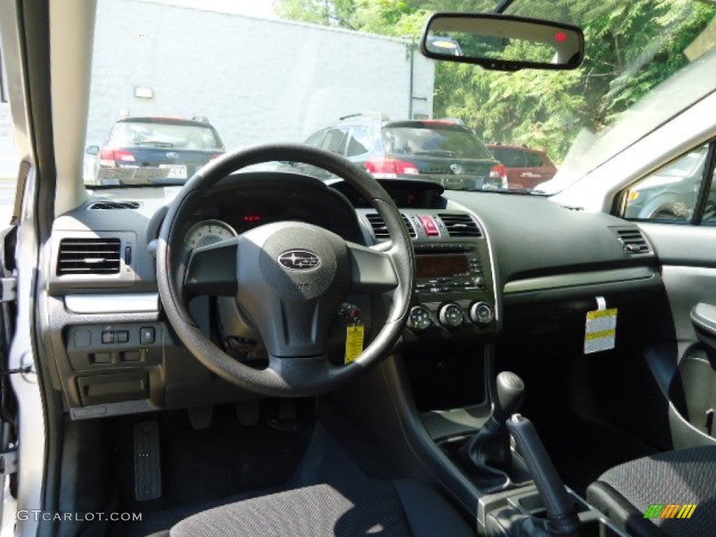 2012 Impreza 2.0i 4 Door - Ice Silver Metallic / Black photo #10