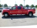 2011 Vermillion Red Ford F450 Super Duty Lariat Crew Cab 4x4 Dually  photo #1