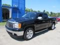 2008 Onyx Black GMC Sierra 1500 SLE Extended Cab 4x4  photo #1