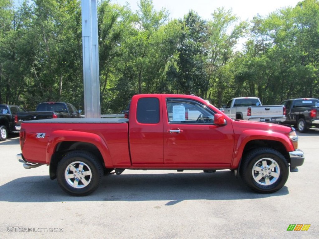 Victory Red 2011 Chevrolet Colorado LT Extended Cab 4x4 Exterior Photo #69851992