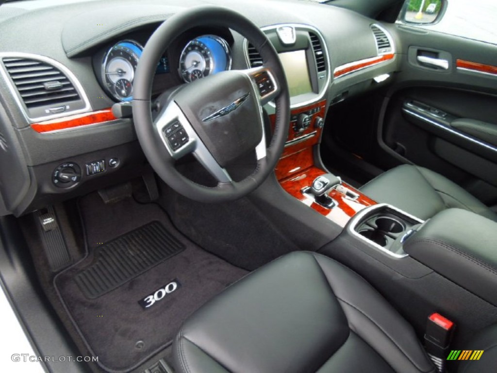 Black Interior 2013 Chrysler 300 Standard 300 Model Photo #69852214