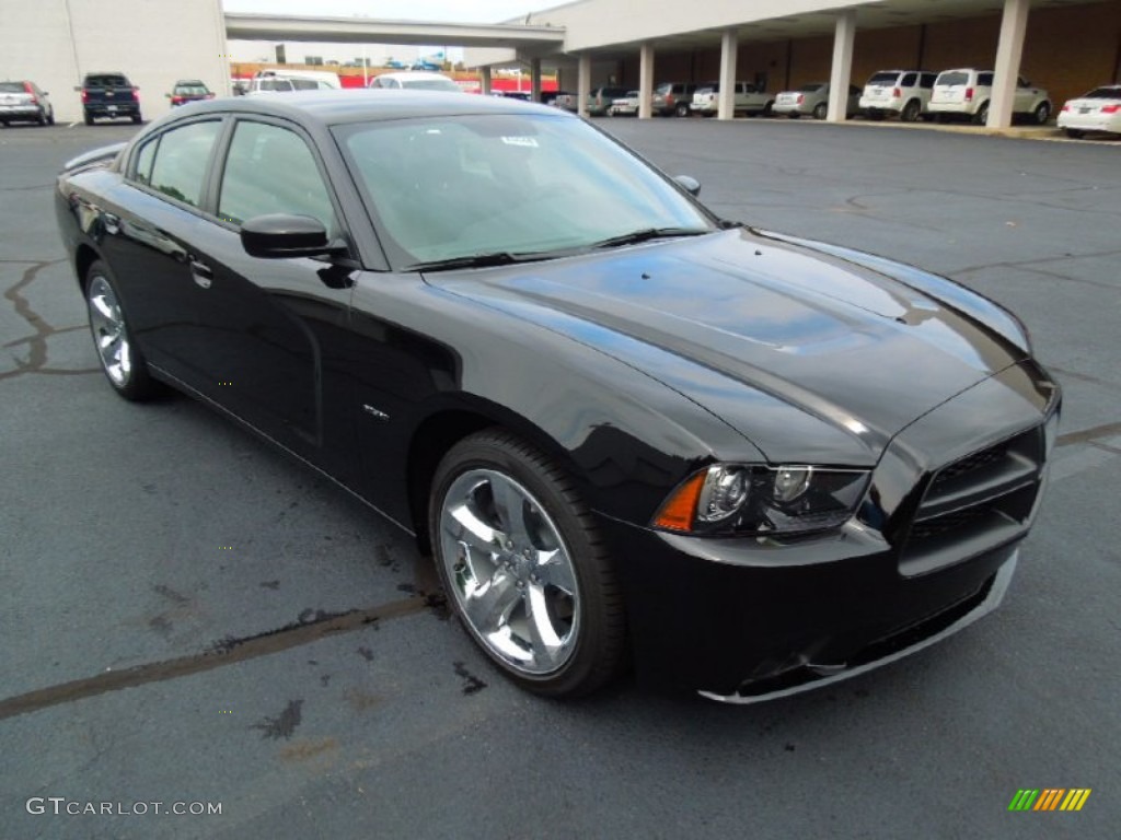Pitch Black 2013 Dodge Charger R/T Exterior Photo #69852223