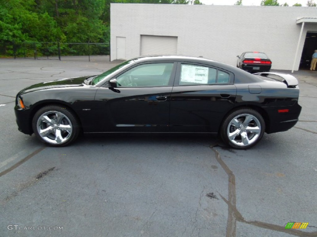 Pitch Black 2013 Dodge Charger R/T Exterior Photo #69852241