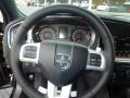 Black 2013 Dodge Charger R/T Steering Wheel