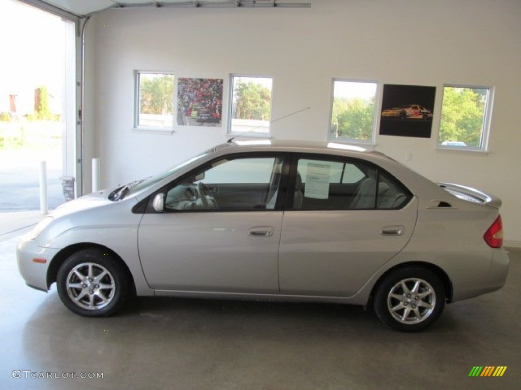 2003 Prius Hybrid - Silver Strata Metallic / Amethyst photo #2