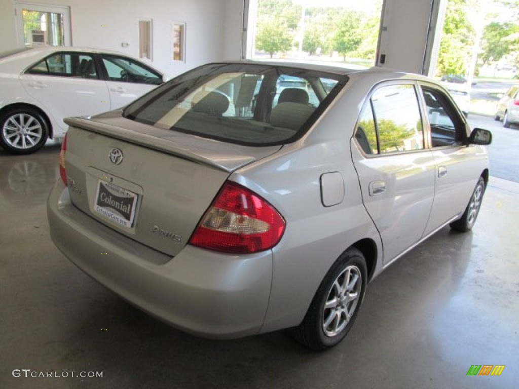 2003 Prius Hybrid - Silver Strata Metallic / Amethyst photo #9