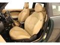 2010 Mini Cooper Gravity Tuscan Beige Leather Interior Front Seat Photo