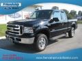 2006 Black Ford F250 Super Duty Lariat SuperCab 4x4  photo #2