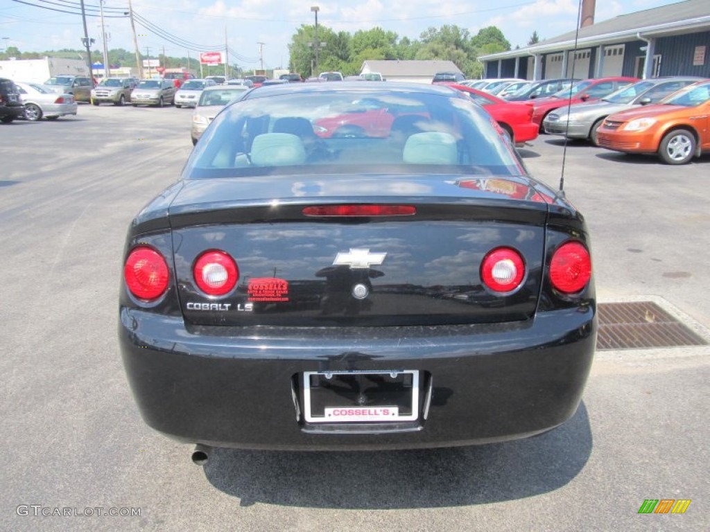 2007 Cobalt LS Coupe - Black / Gray photo #4