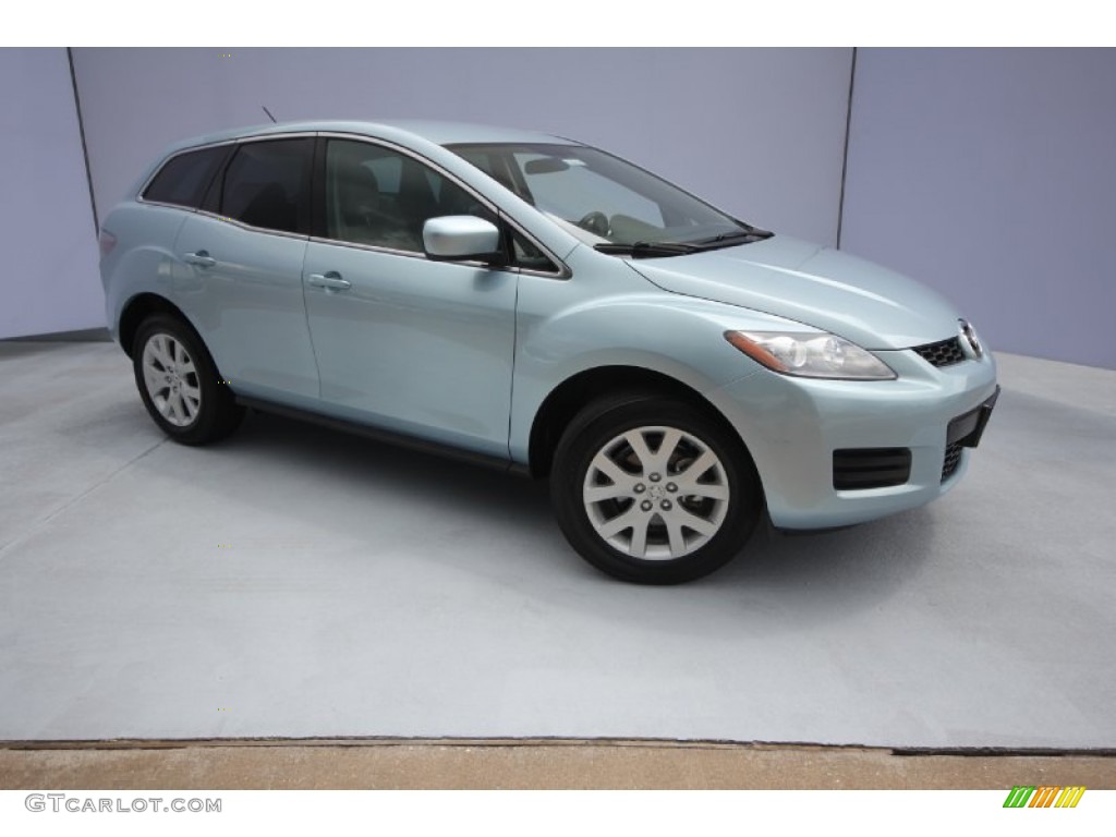 2007 CX-7 Sport - Icy Blue Metallic / Sand photo #1