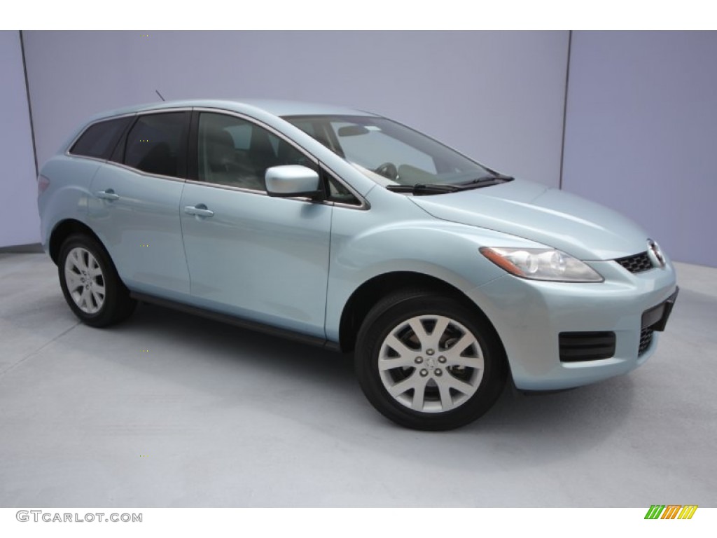 Icy Blue Metallic 2007 Mazda CX-7 Sport Exterior Photo #69855976