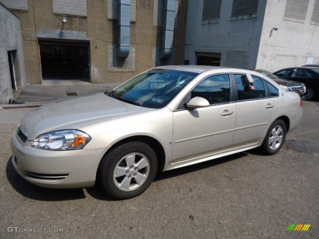 2009 Impala LT - Gold Mist Metallic / Ebony photo #2