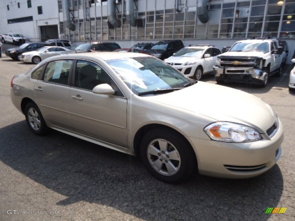 2009 Impala LT - Gold Mist Metallic / Ebony photo #3