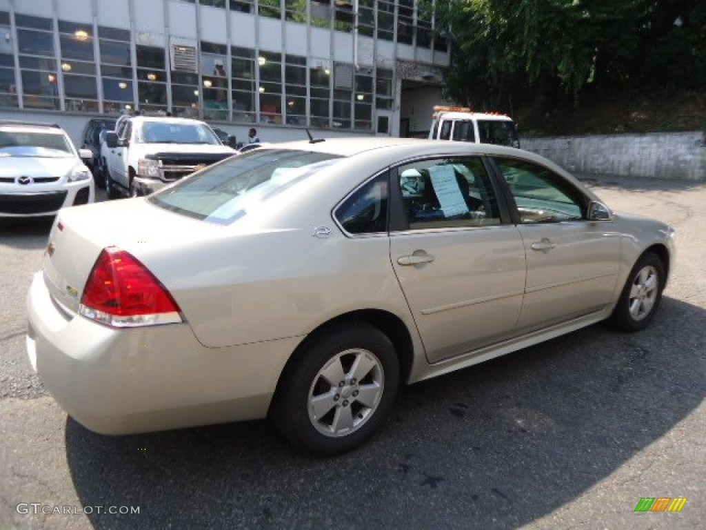 2009 Impala LT - Gold Mist Metallic / Ebony photo #12