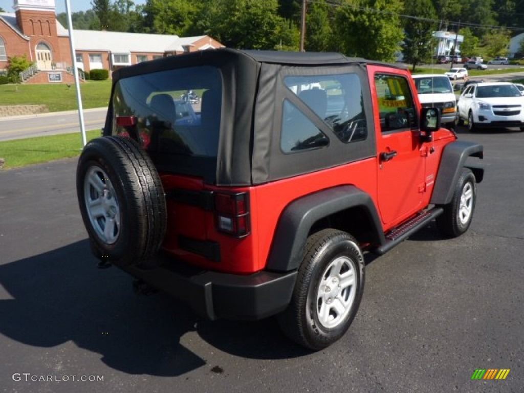 2011 Wrangler Sport 4x4 - Flame Red / Black photo #7