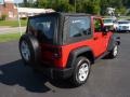 2011 Flame Red Jeep Wrangler Sport 4x4  photo #7