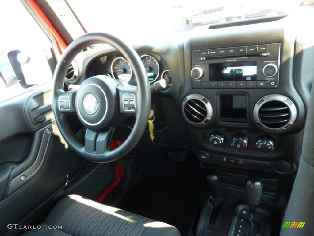 2011 Wrangler Sport 4x4 - Flame Red / Black photo #13