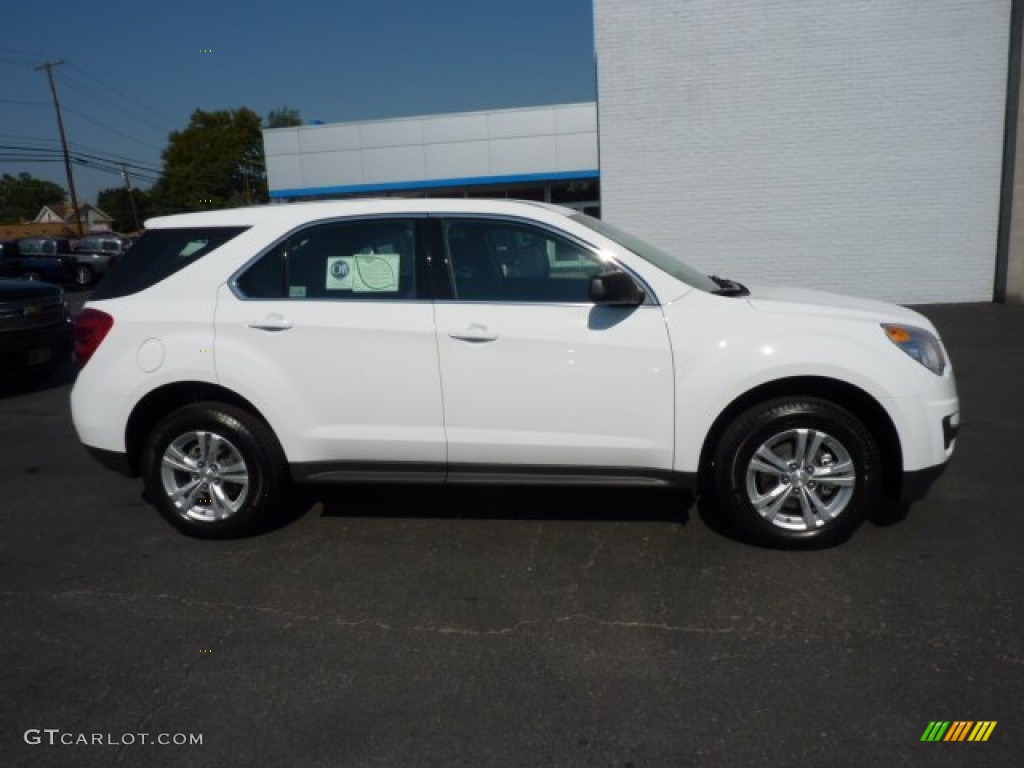 Summit White 2013 Chevrolet Equinox LS AWD Exterior Photo #69857027