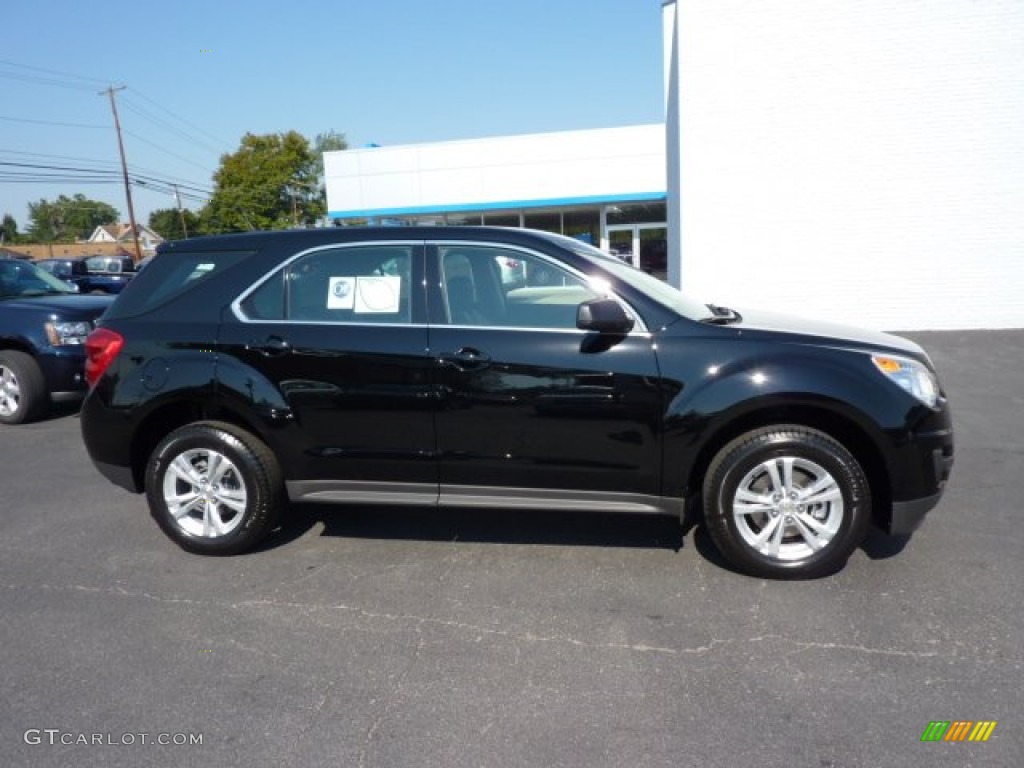 Black 2013 Chevrolet Equinox LS AWD Exterior Photo #69857374