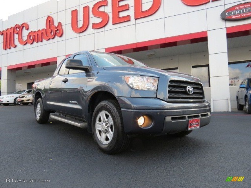 2008 Tundra SR5 Double Cab - Slate Gray Metallic / Graphite Gray photo #1