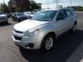 2013 Silver Ice Metallic Chevrolet Equinox LS AWD  photo #3