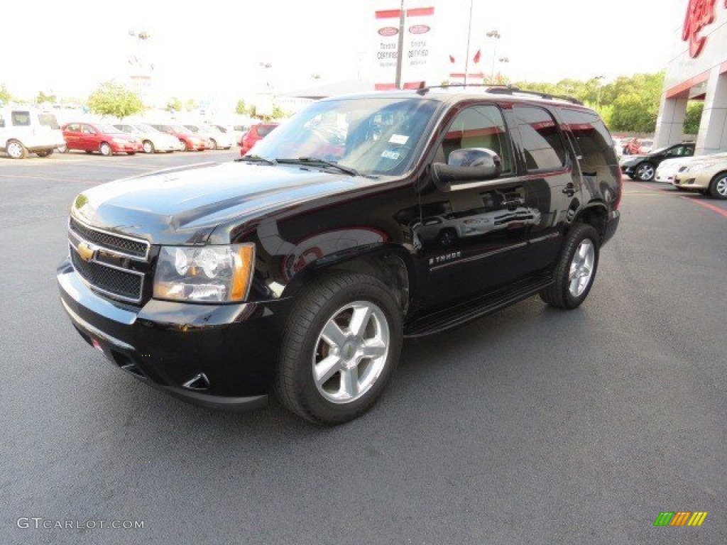 2007 Tahoe LTZ - Black / Light Cashmere/Ebony photo #3