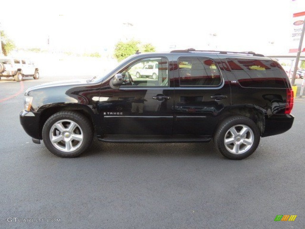 2007 Tahoe LTZ - Black / Light Cashmere/Ebony photo #4