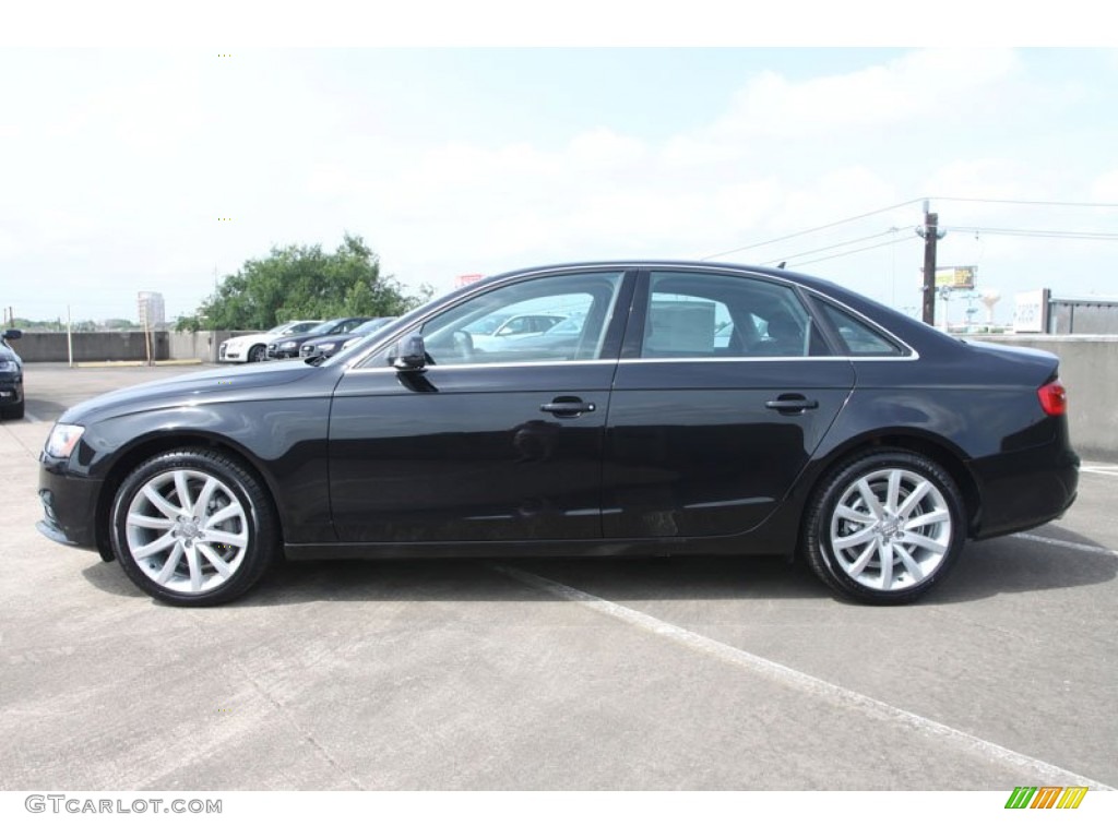 2013 A4 2.0T quattro Sedan - Brilliant Black / Black photo #6