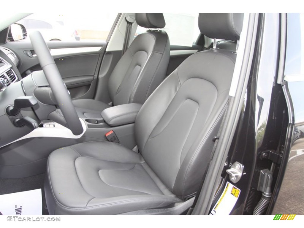 Black Interior 2013 Audi A4 2.0T quattro Sedan Photo #69858895