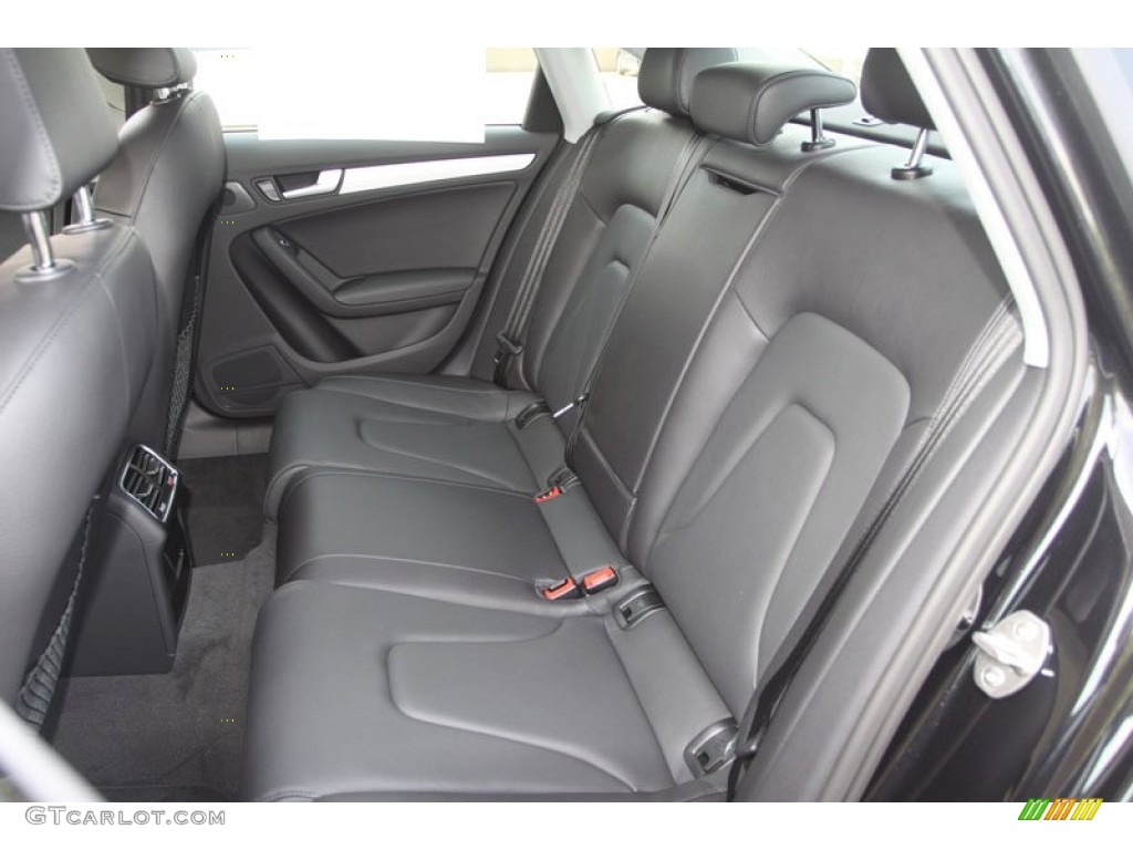 Black Interior 2013 Audi A4 2.0T quattro Sedan Photo #69858916