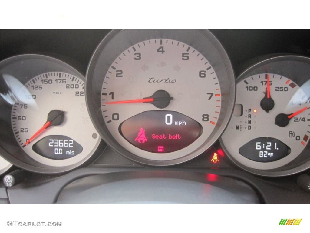 2011 Porsche 911 Turbo Cabriolet Gauges Photo #69859702