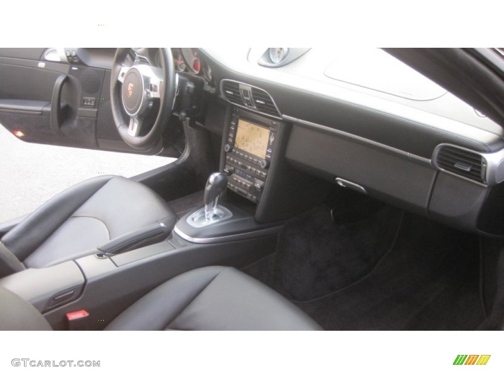 2011 Porsche 911 Turbo Cabriolet Black Dashboard Photo #69859766